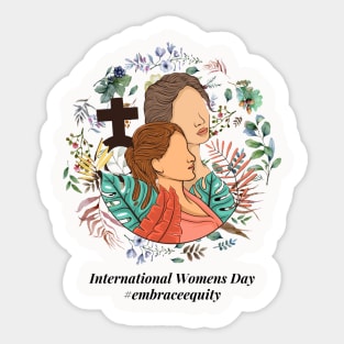 embrace equity international women's day 2023 Sticker